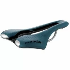 Selle SELLE ITALIA SLR BOOST GRAVEL SUPERFLOW S3 Rails TI 316 -Roues et Pneus Soldes Magasin 308115005 Selle Italia SLR Boost Gravel SuperFlow Blue main 015B600x6005D 1