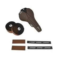 Kit PROLOGO Selle SCRATCH M5 Rails Tirox + Ruban ONE TOUCH - Edition Natural Color - Marron