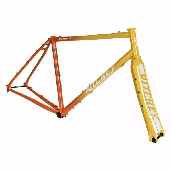 Cadre Gravel RITCHEY OUTBACK DISC Orange/Jaune 2022 11 Cadre Gravel RITCHEY OUTBACK DISC Orange/Jaune 2022 – Image 9